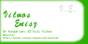 vilmos enisz business card